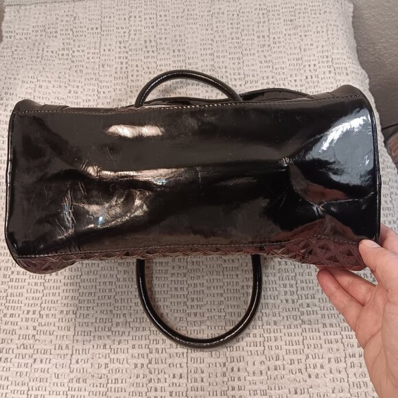 Charming Charlie textured color block 3 way handbag, shoulder bag, crossbody - Picture 6 of 15